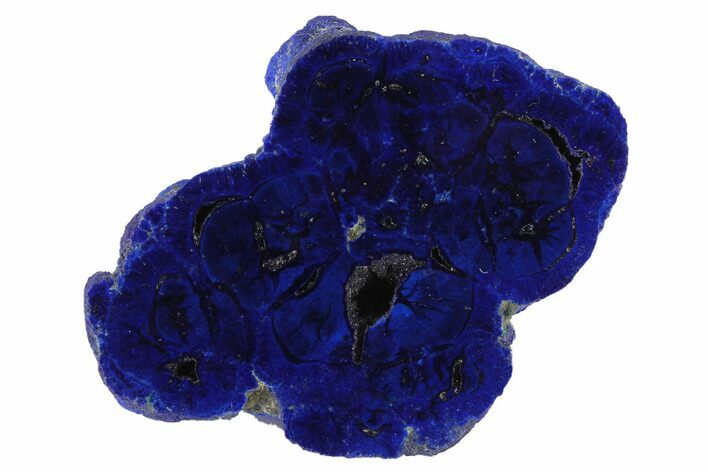 Vivid Blue, Cut/Polished Azurite Nodule - Siberia #94578